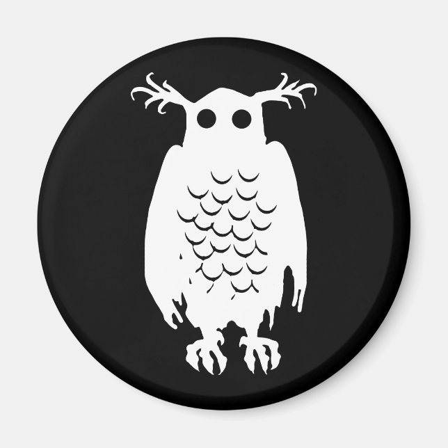 Imã Spooky Owl (Frente)
