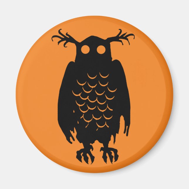 Imã Spooky Owl (Frente)