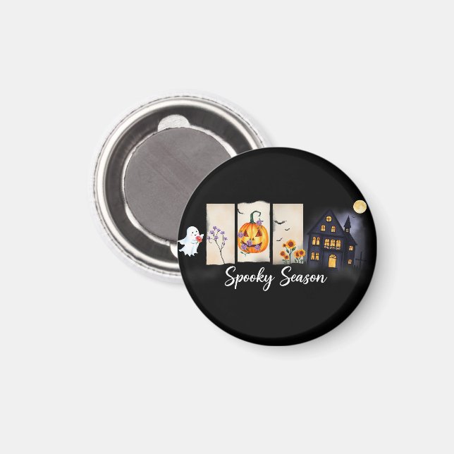 Imã Spooky Season Halloween (Front/Back)