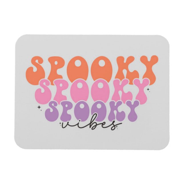 Ímã Spooky Spooky Vibes Spooky (Horizontal)