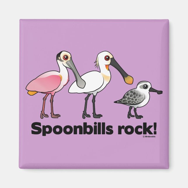 Imã "Spoonbill Rock"! (Frente)