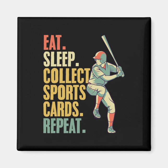 Imã Sports Card Collecting Basketball Baseball Card Co (Frente)