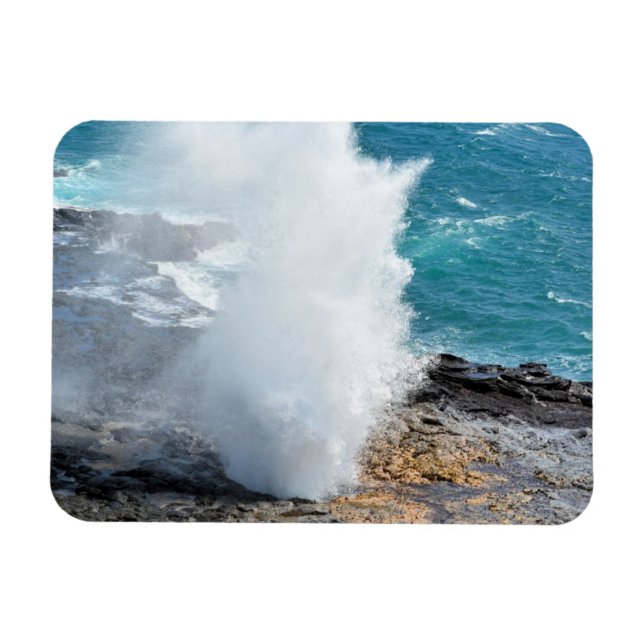Ímã Spouting Horn em Kauai, Havaí (Horizontal)