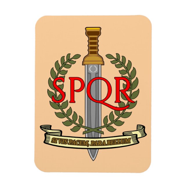 Ímã  SPQR Gladius - Senatus Populusque Romanus  (Vertical)
