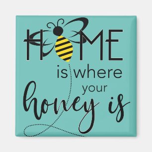 Imã Spring Home Decor with Honey Bees