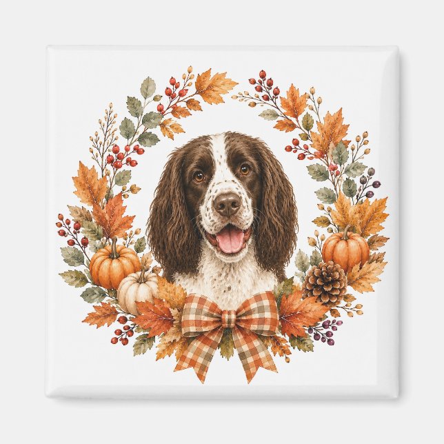 Imã Springer Spaniel Outono (Frente)