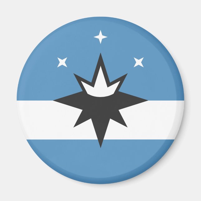 Imã Springfield City Flag Estado EUA (Frente)