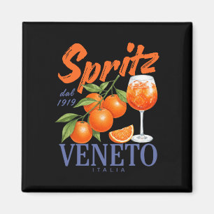 Imã Spritz Veneto Dal 1919 Itália Vinho Laranja Vintag