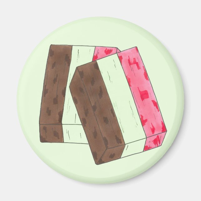 Imã Spumoni Italiano Gelato Sorvete Dessert Spumone (Frente)