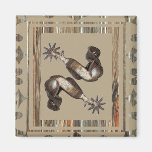 Imã Spurs de cowboy ocidentais