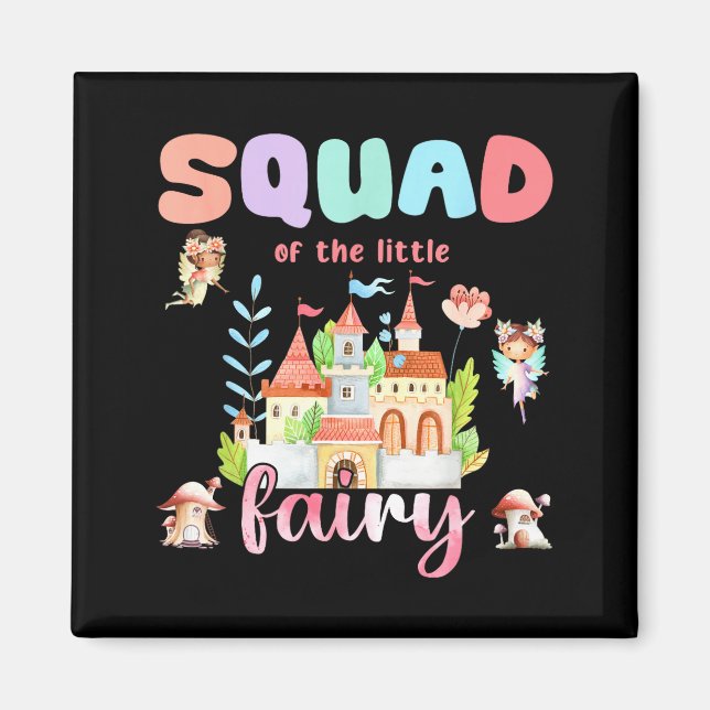 Imã Squad Of The Little Fairy 1st Birthday Girl Fairyt (Frente)
