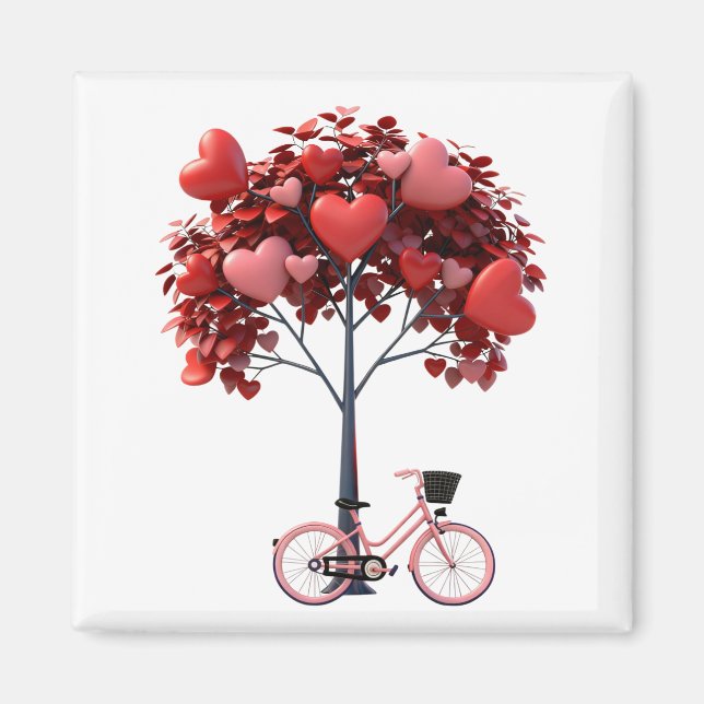 Imã Square Magnet Romantic (Frente)