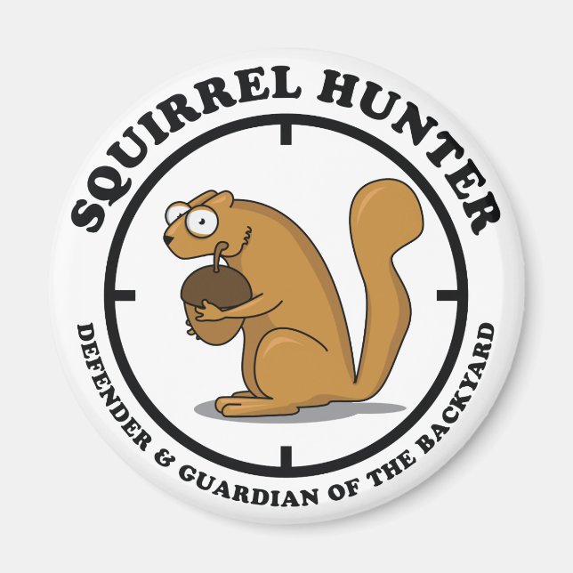 Imã Squirrel Hunter (Frente)