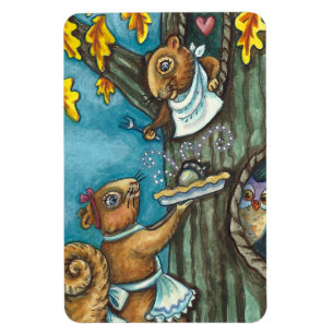 ÍMÃ SQUIRRELS E OBRIGAÇÃO DE OWL, PEDAÇO DE ACORNA HOM