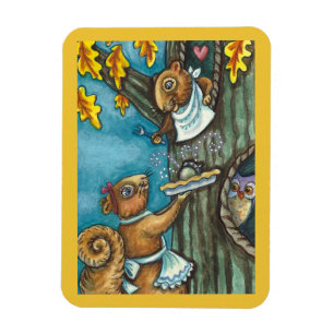 ÍMÃ SQUIRRELS E OBRIGAÇÃO DE OWL, PIA DE HOMEMADE