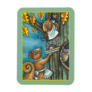 ÍMÃ SQUIRRELS E OBRIGAÇÃO DE OWL, PIA DE HOMEMADE