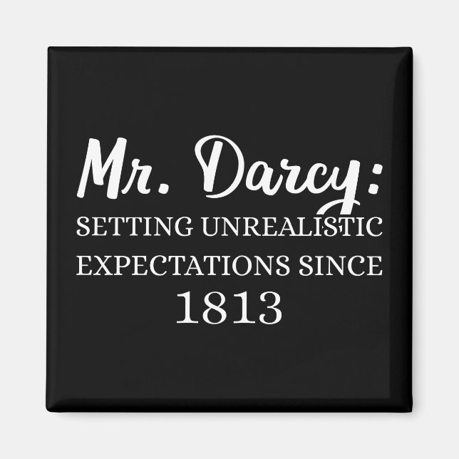 Imã Sr. Darcy: Expectativas Irrealistas Desde 1813 II (Frente)