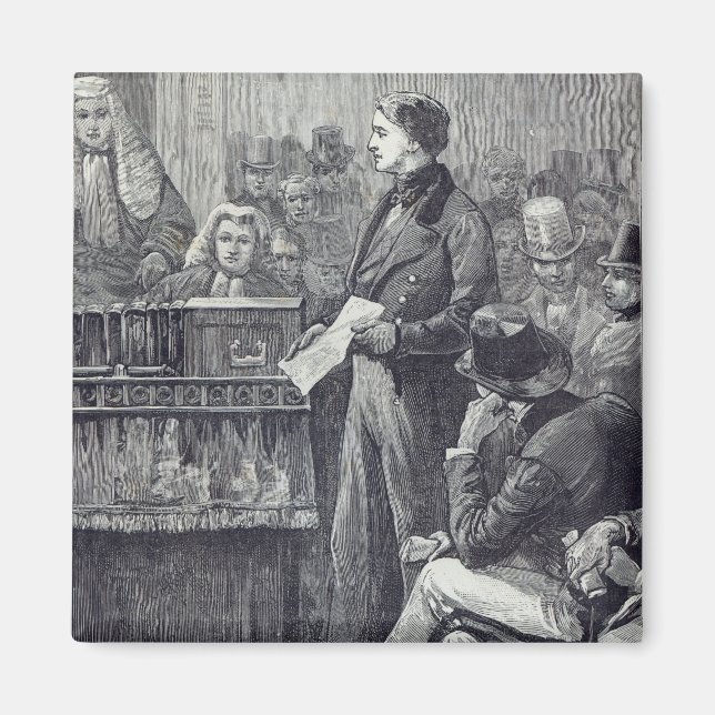 Imã Sr. Gladstone entregando seu discurso de Maiden (Frente)