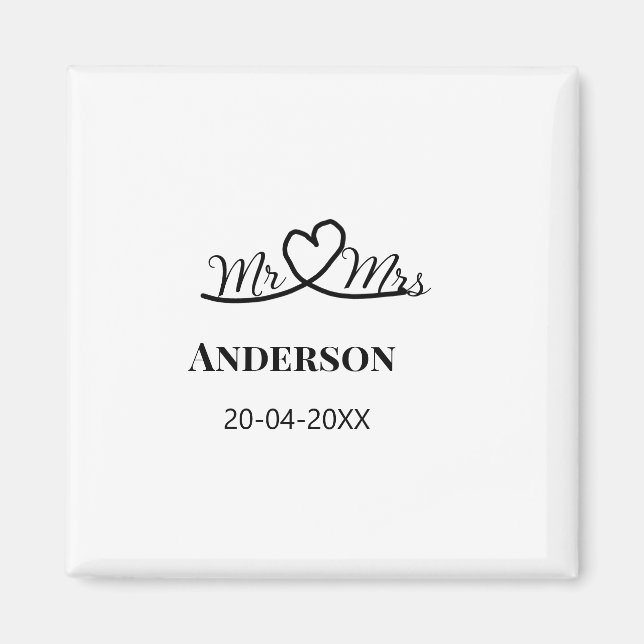 Imã Sr. & Sra. adicionar nome da família data ano casa (Frente)