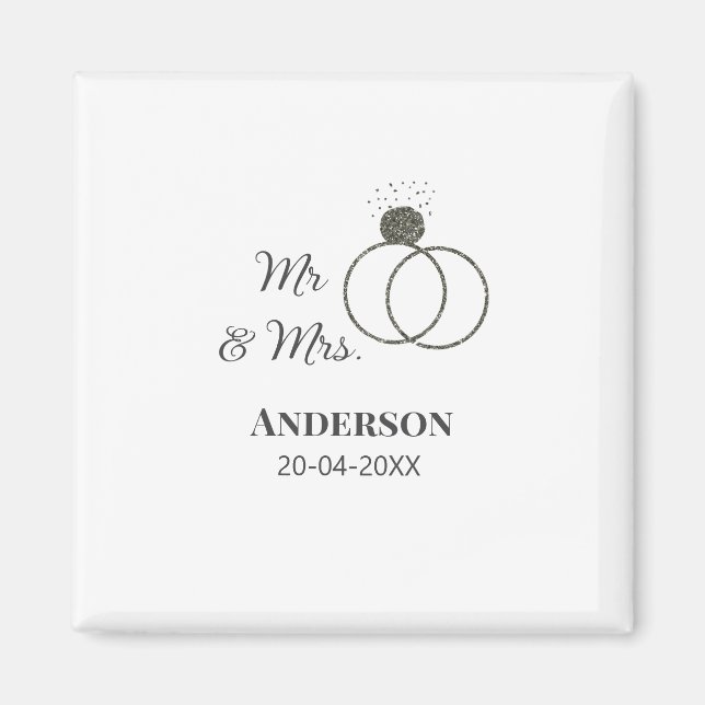 Imã Sr. & Sra. adicionar nome da família data ano casa (Frente)