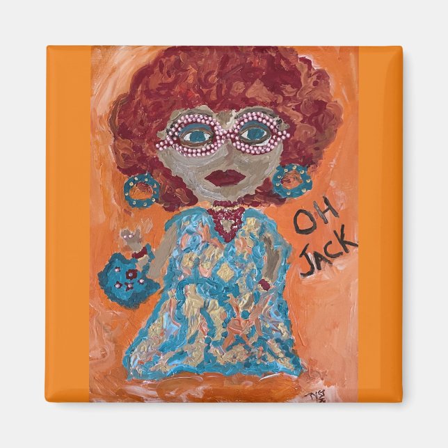 Imã Sra. Roper Oh Jack Magnet (Frente)