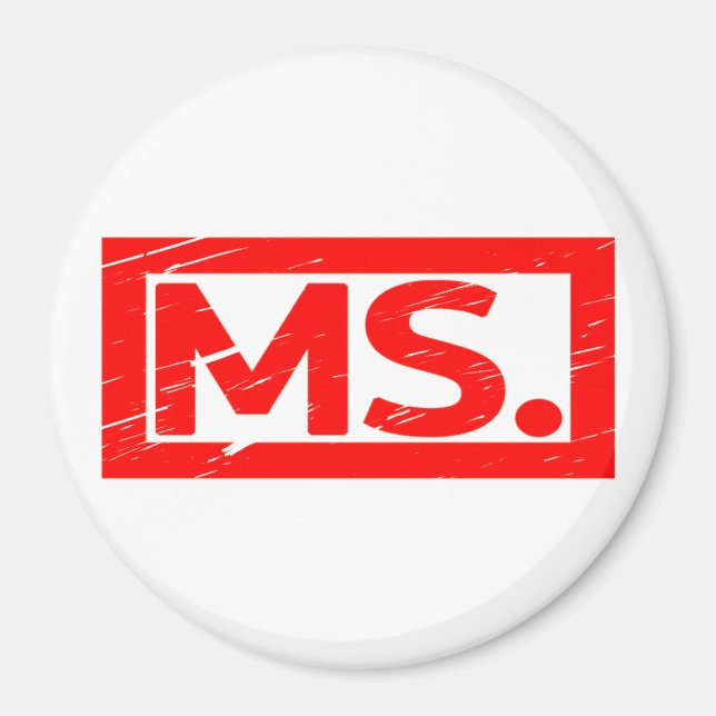 Imã Sra. Stamp (Frente)