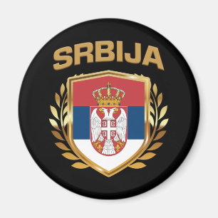 Imã Srbija Flag Shield Sérvia