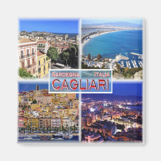 Imã SRD005 CAGLIARI, Sardenha, Mosaico, frigorífico