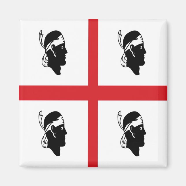 Imã SRD072 FLAG, SARDINIA, Itália, Fridge (Frente)