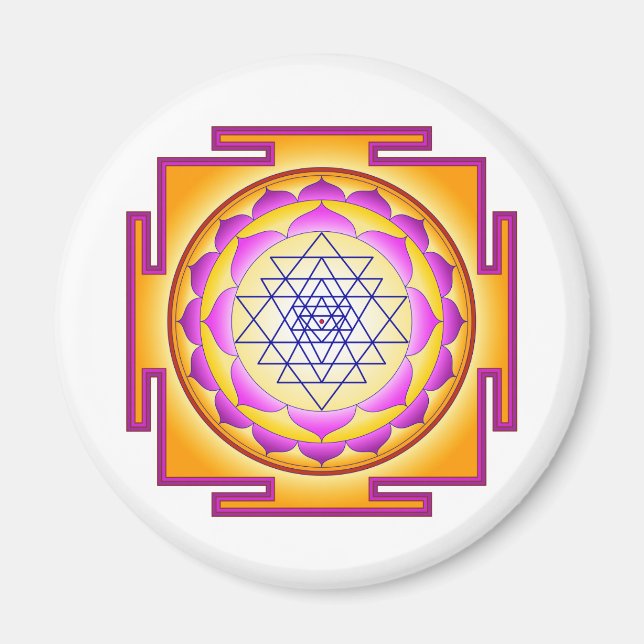 Imã Sri Chakra Deusa Shri Lalitha Tripura Sundari (Frente)