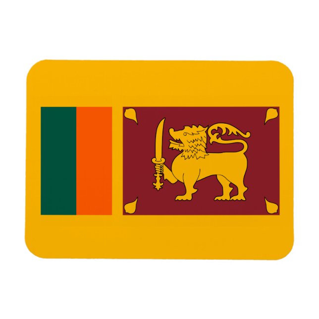 Ímã Sri Lanka - Bandeira do Sri Lanka (Horizontal)