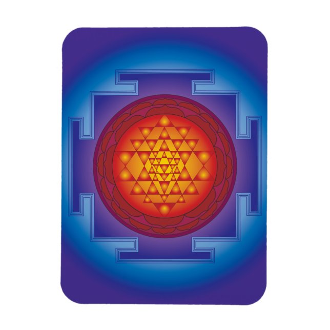 ÍMÃ SRI YANTRA - CHAMA (Vertical)
