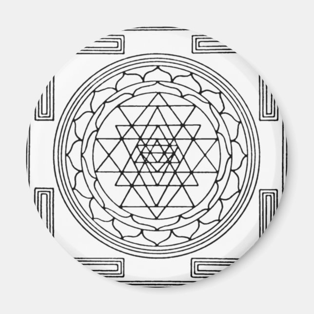 Imã Sri Yantra Mandala (Frente)