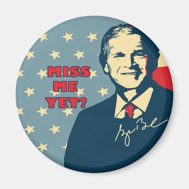 Imã Srta. Eu Ainda Redonda Magnet (Frente)