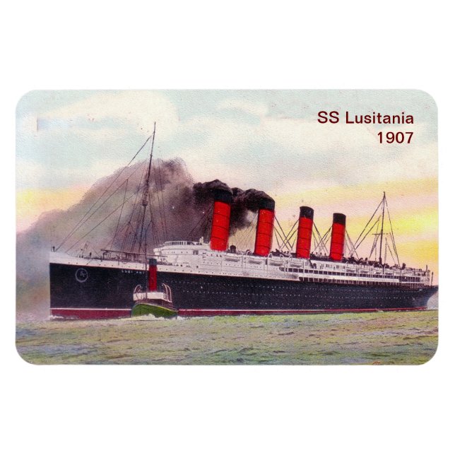 Ímã SS Lusitânia 1907 (Horizontal)