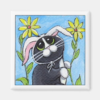 Imã Ssh. Estou caçando coelhos! - Magnet Gato
