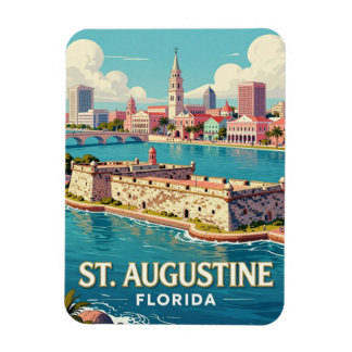Ímã St. Augustine Flórida Viagem Cidade Histórica 🏰