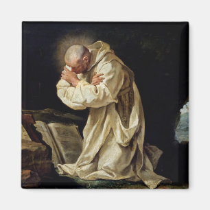 Imã St. Bruno que Praying no deserto, 1763