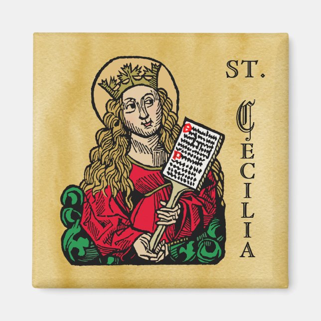 Imã St. Cecília com Quadro de Hinos (Nuremberg) (Frente)