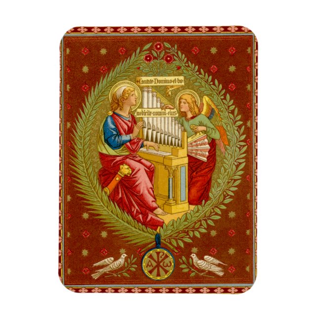 Ímã St. Cecília de Roma (SNV 36) (Vertical)