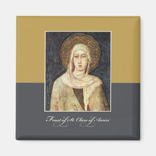 Imã St. Clare de bênçãos do dia de banquete de Assi