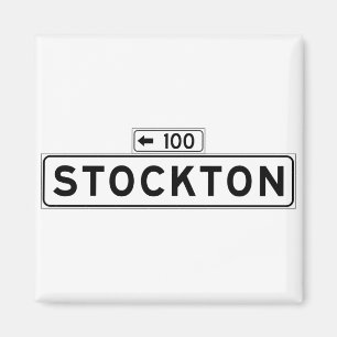 Imã St. de Stockton, sinal de rua de San Francisco