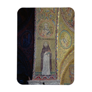Ímã St Dominic e São Nicolau, mosaico no vestíbulo