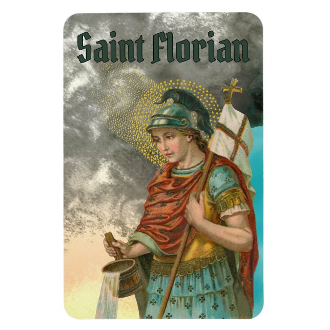 Ímã St. Florian com Balde (Fumaça; M 019) (Vertical)