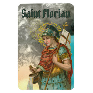 Ímã St. Florian com balde (fumo; M 019)