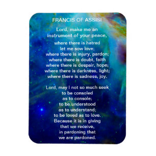 Ímã St Francis da oração de Assisi