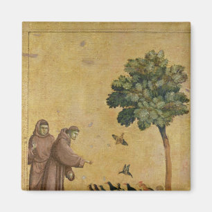 Imã St Francis de Assisi que preaching aos pássaros