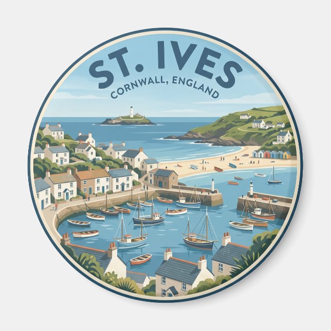 Imã St. Ives Inglaterra (Frente)