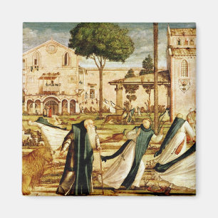 Imã St Jerome e leão no monastério, 1501-09