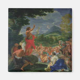 Imã St John Preaching do baptista, pintado antes de